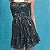 Vestido New Paetê Prata - Imagem 1