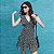 Vestido Chelsea Folhagem Preto - Imagem 1