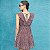 Vestido Chelsea Folhagem Vinho - Imagem 4