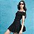 Blusa Ombro a Ombro Lolita Preta - Imagem 1