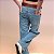 Calça Jeans Detalhe Crochet - Imagem 3