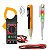 Kit 3x1 Amperímetro Multímetro + Chave de Fenda Teste Voltagem + Caneta Detector Tensão Corrente - Imagem 1