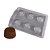 Forma Pvc Silicone Bombom Listrado Grande Ref 70 - Imagem 1