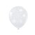 Balão Art-Latex Temático Floco de Neve Azul Claro/Branco c/25 - Imagem 1