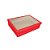 Caixa Retangular com Tampa de Visor Vermelho 35x23x9 CV2 - Imagem 1