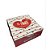 Caixa para 9 doces 12 X 11 X 4cm Estampa amor CD2 JR - Imagem 1