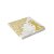 Guardanapo Estampado Casal Dourado 32x32cm - Imagem 1
