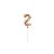 Topo de Bolo Número Rose Gold - Imagem 3