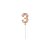 Topo de Bolo Número Rose Gold - Imagem 4