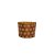 Forma para Panetone Marrom 250g 90x90mm c/100 - Imagem 1