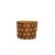 Forma para Panetone Marrom 500g 134x95mm c/10 - Imagem 1
