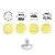 Kit Carimbos Frases Doces Amarelo 5cm - Imagem 1
