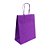 Sacola Kraft Branco Chap. Roxo 17,5 Cm x 8,5 Cm x 21,5 Cm - Imagem 1