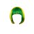 Peruca Chanel Verde com Amarelo - Imagem 1