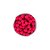 Pompom 10mm Pacote C/ 100 Pcs Cor Pink - Imagem 1