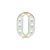 Luminária Decorativa Numero 0 REF 769 Branco - Imagem 1