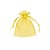 Saquinho de Organza Dourado 12x15cm - Imagem 1