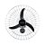 Ventilador Oscilante Parede 60Cm Preto Gr Pr Ch Hh Premium V - Imagem 1