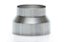 Redução Alumínio Aquecedor 120mmxDuto 100mm - Imagem 1