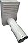 Chapéu Anti Retorno Alumínio 33cmx9cmx21cm 30 x 120mm - Imagem 1