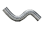 Duto Flexível corrugado alumínio 1,5x90mm - Imagem 1