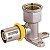 Cotovelo Com Flange Para Gas 16X1/2 Prensar Multi Gás, Emmet - Imagem 1
