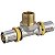 Tee Macho Para Gas 20Mm X 3/4 Multi Gás, Emmeti - Imagem 1