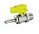 Registro Esfera Reta Para Gas 1/2(M) X 3/8(Bm), Emmeti - Imagem 1