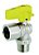 Registro Esfera Angular Gas 1/2"Mf, Emmeti - Imagem 1