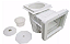 Portinhola Plastica C/ Eixo P/ Skimmer Branco Bl/Bp Sodramar - Imagem 1