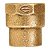 Conector Latão p/ CX D'AG Bronze Ramo B 22 RM 3/4" Com Anel - Imagem 1
