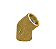 Cotovelo 45º Latão Bronze Ramo RF 1/2" RF 1/2" - Imagem 1