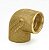 Cotovelo Ponta Latão Bronze Ramo P 1/2"NPT B 28 - Imagem 1