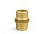 Niple Duplo Latão Bronze Ramo RM 1" RM 1" - Imagem 1
