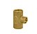 Tee Redução Central Bronze Ramo B 79x54 B 54 Com Anel De Sol - Imagem 1
