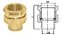 União Latão Aquecedor Bronze Ramo B 15 RF 1/2" Com Anel De S - Imagem 1