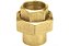 União Latão Cônica S/ borracha Ramo RF 3/4" RF 3/4" - Imagem 1