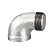 Cotovelo Macho Femea 3/4 NPT Media Pressao Tupy Preto - Imagem 1