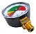Manômetro Colorido Medidor De Pressão 150Psi Rosca 1/8 Npt - Imagem 3