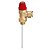 Valvula de seguranca TP 3/4"M X 22 6 bar 90C Caleffi Vermelh - Imagem 1