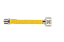 Tubo Flexivel Inox 155Mm F3/4 X M1/2 Amarelo - Imagem 1