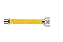 Tubo Flexivel Inox 305Mm F3/4 X M1/2 Amarelo - Imagem 1