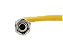 Tubo Flexivel Inox 305Mm F3/4 X M1/2 Amarelo - Imagem 4