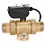Valvula Esfera Motorizada Tipo T 2" 24V Caleffi Latão - Imagem 1