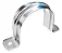 Abracadeira Perfil Aluminio 10Cm 100Mm (Para Tubo Rigido Por - Imagem 1