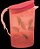 Jarra com Tampa Murano Tupperware Coral 2L - Imagem 3