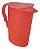 Jarra com Tampa Murano Tupperware Coral 2L - Imagem 1