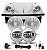 FAROL MILHA HELLA 500 - KIT - PORSCHE / FUSCA LENTE RAIADA - Imagem 2