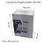 Organizador de Pia Inox Branco com Dispenser para Detergente Forma Utilidades - Imagem 6
