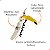 Abridor Saca-rolhas Pulltex Clickcut Amarelo - Imagem 2